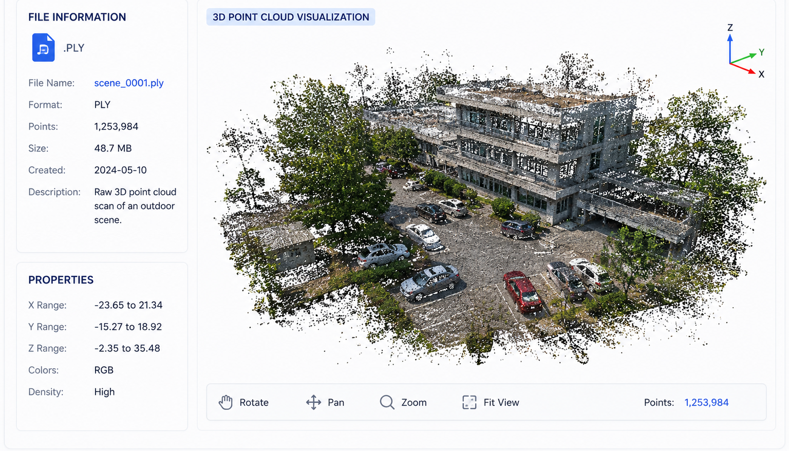 3D Point Cloud Annotation Preview